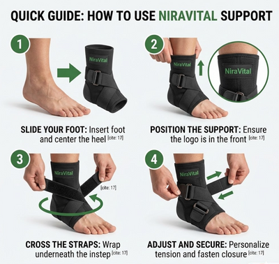 Adjustable Compression Ankle Brace