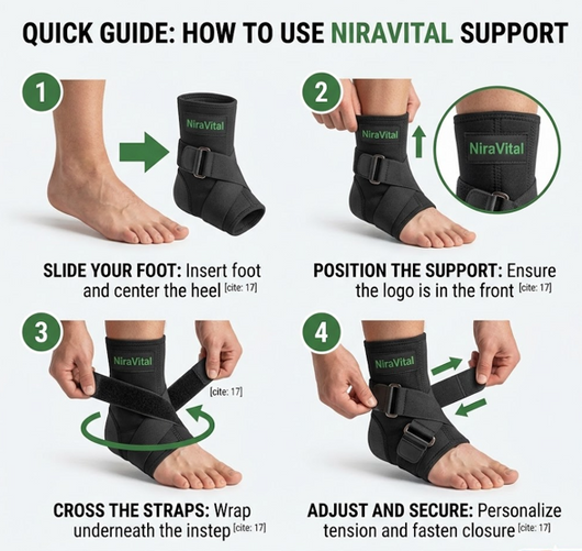 Adjustable Compression Ankle Brace
