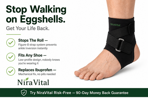 Adjustable Compression Ankle Wrap – Active Support & Stability